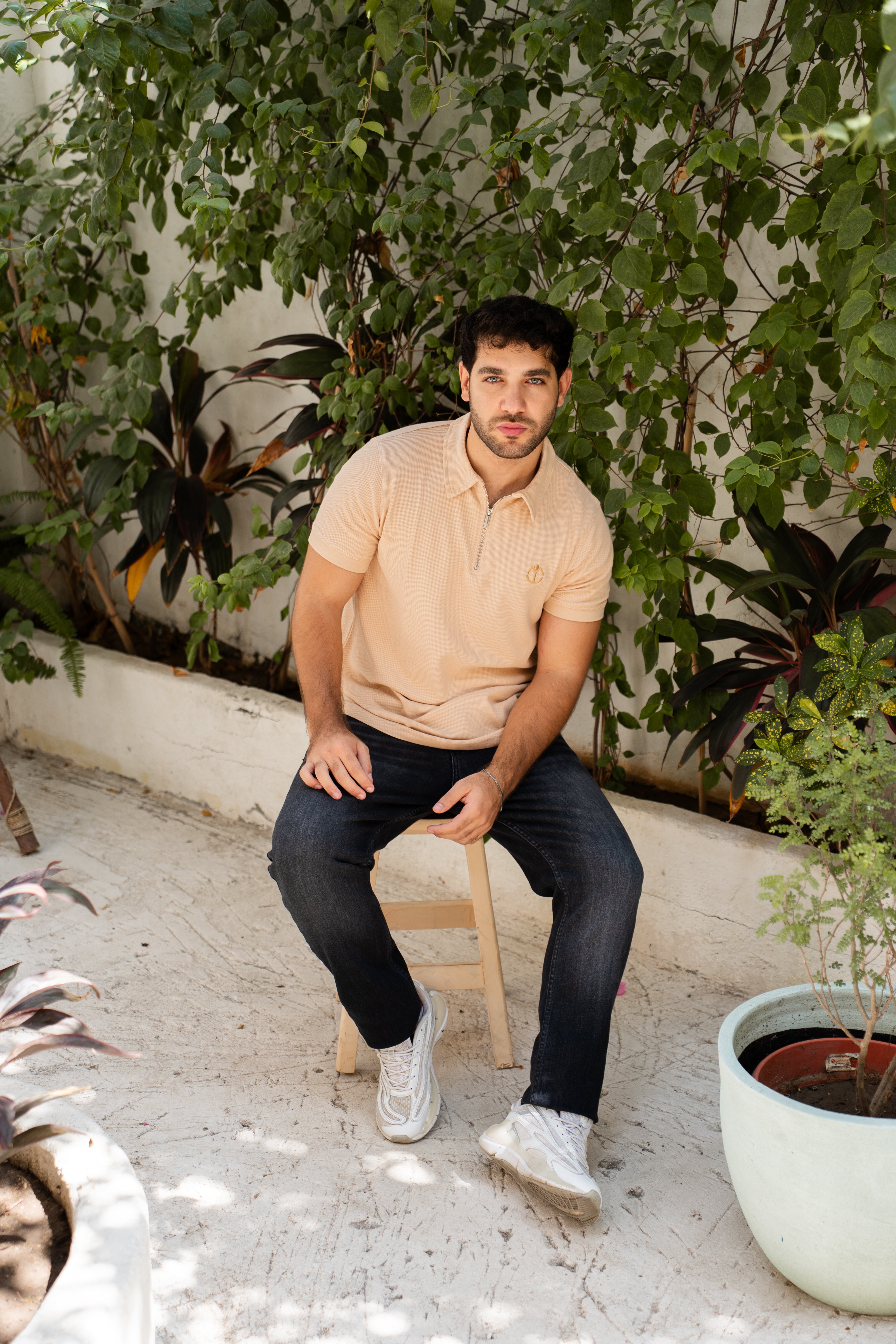 Beige Classic T-shirt