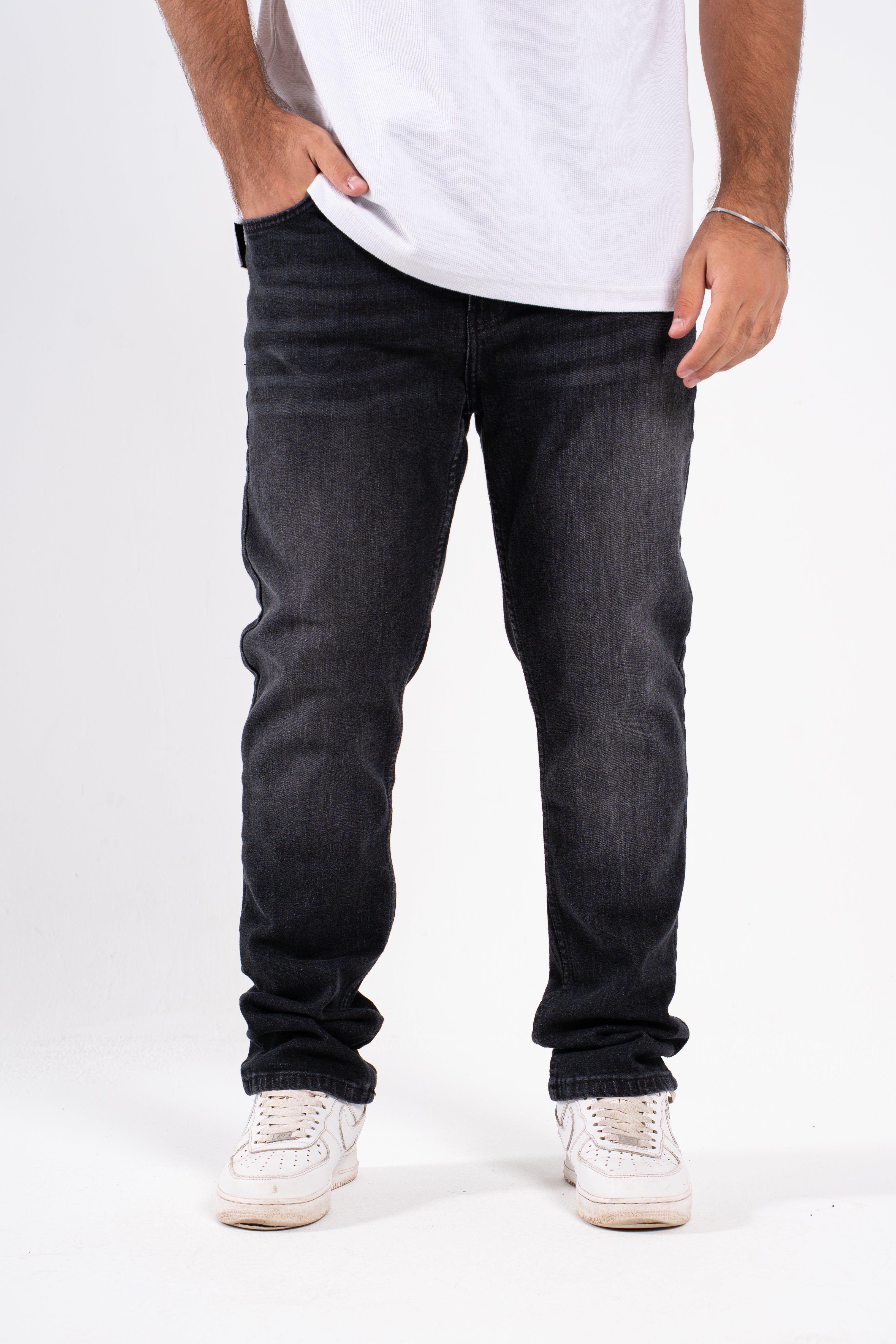 Grey Jeans Street Fit Pants