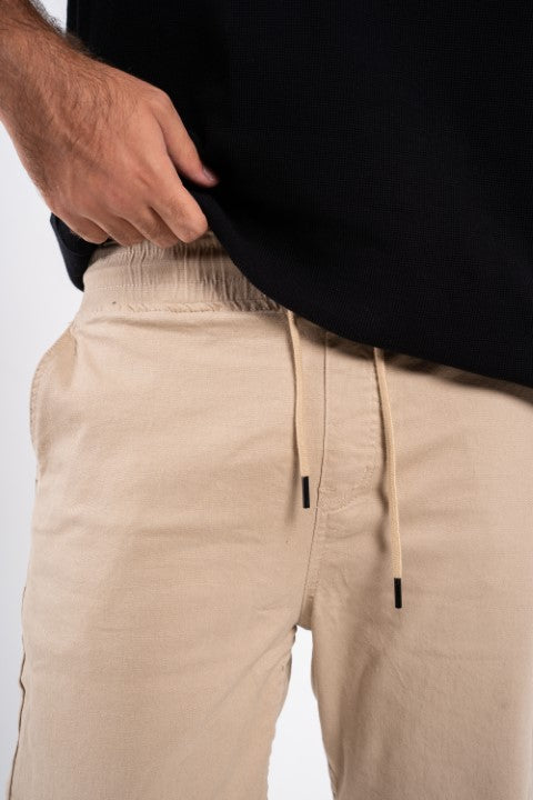 Beige Gabardine Pants