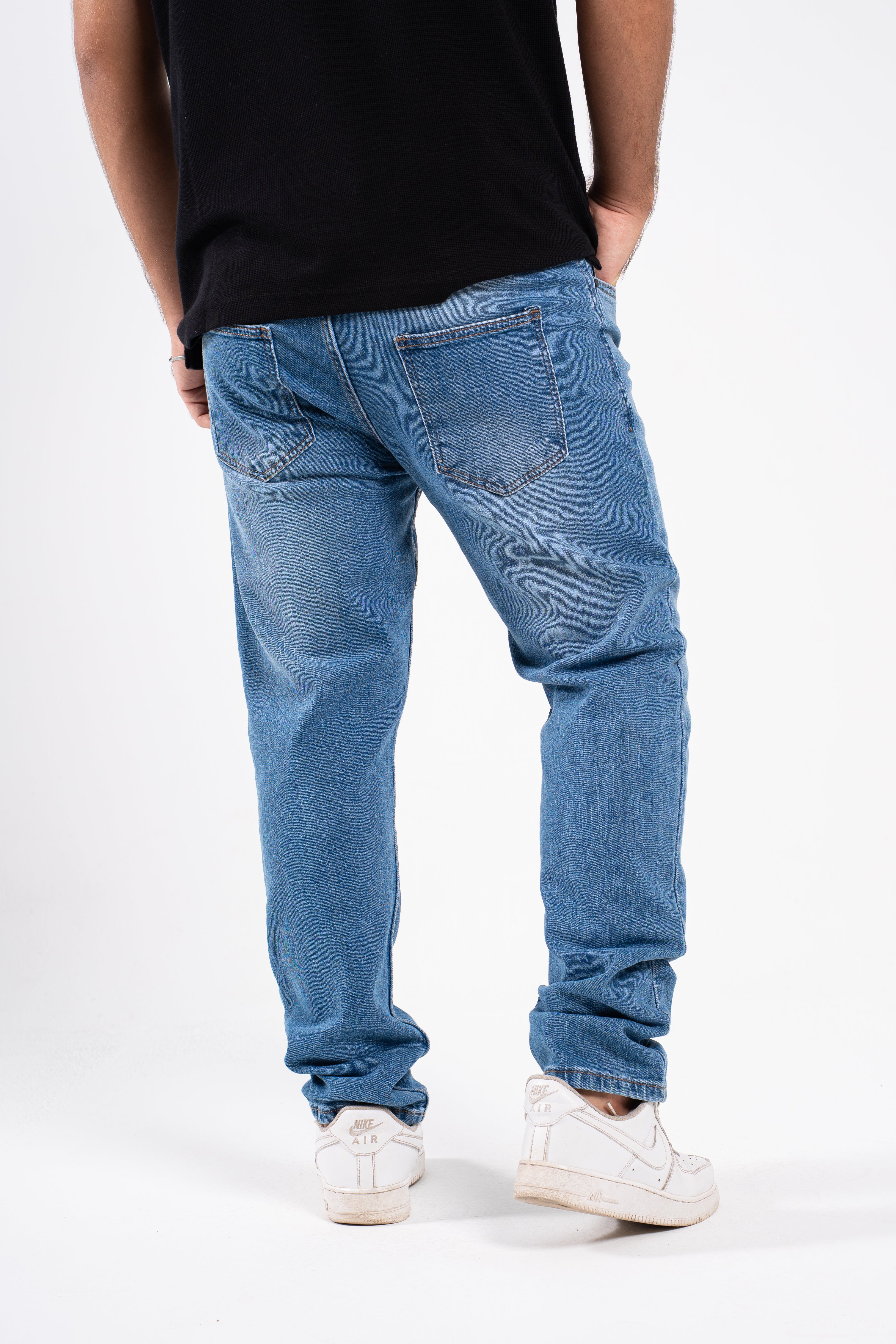 Light Blue Street Fit Pants