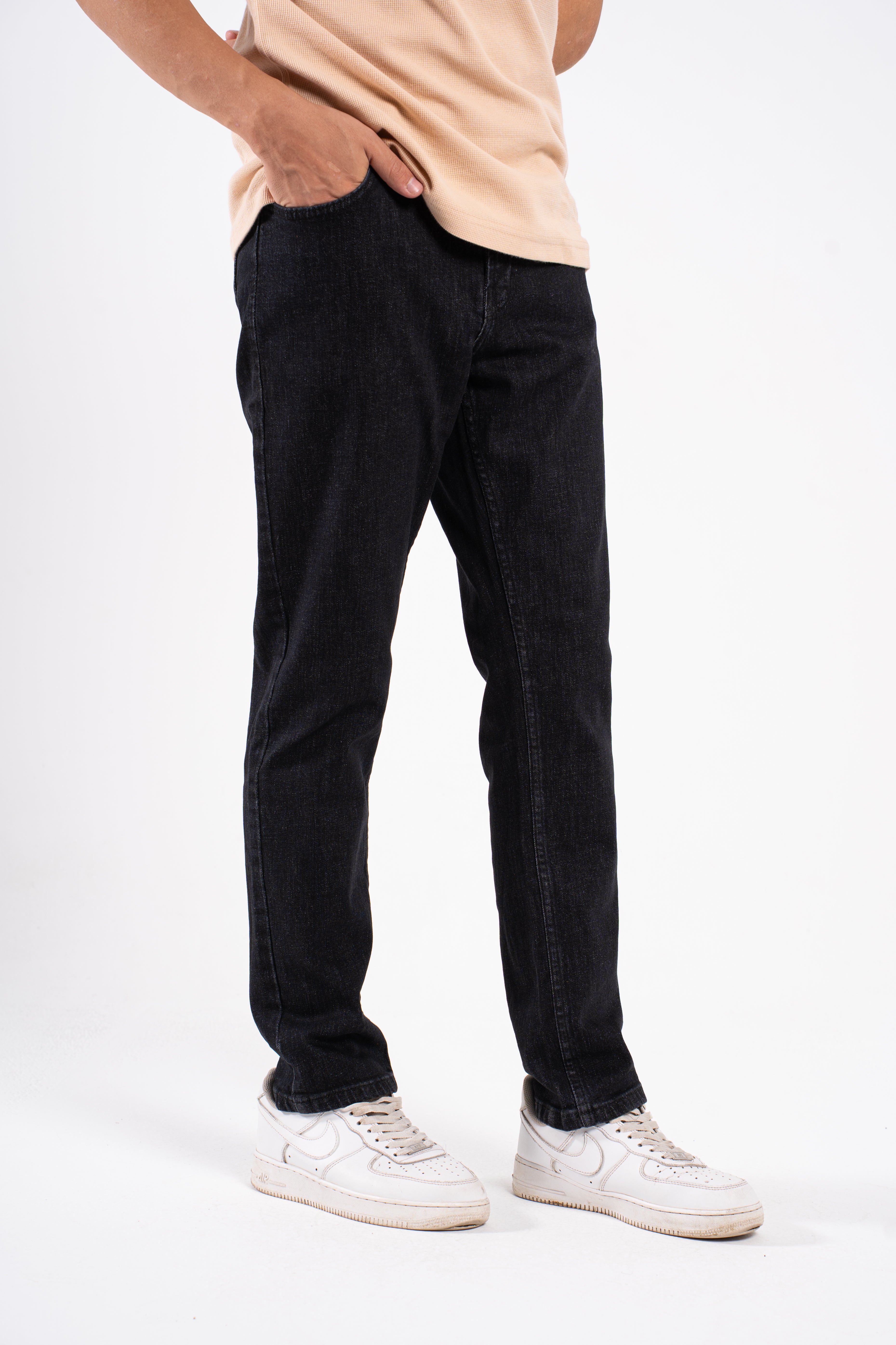 Black Jeans Street Fit Pants