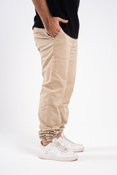 Beige Gabardine Pants